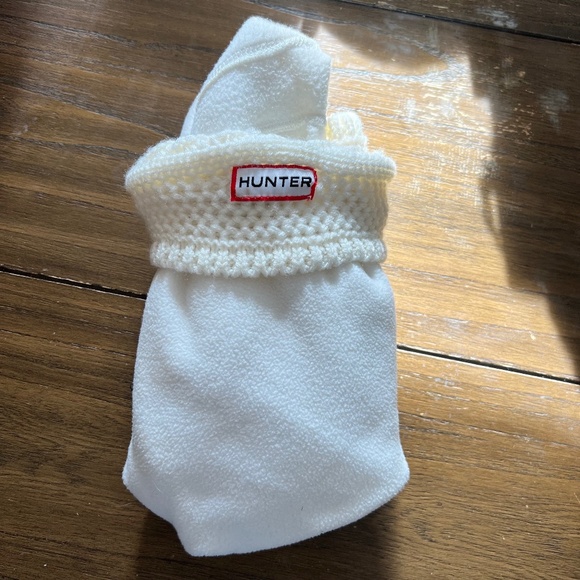 Hunter 6 Stitch Cable Tall Boot Sock- White - Picture 1 of 2